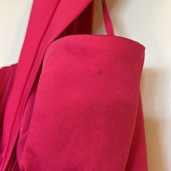 BCBGMAXAZRIA Barbie Pink One Shoulder Dress size 6 - Picture 4 of 7